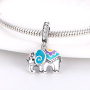 Temperature Changing Color Elephant Dangle Charm