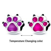 Temperature Changing Color Paw Charm