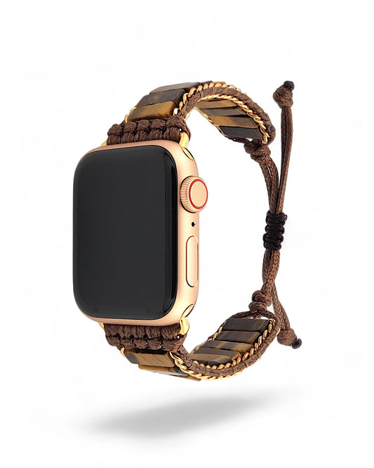 Tiger's Eye Inlay Apple Watch Band