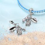 Travel Essentials with Heart Sunglasses, Luggage & Bow Hat Dangle Charm