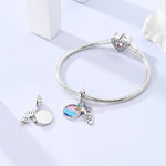 Tree of Life with Multicolor Gemstones Dangle Charm
