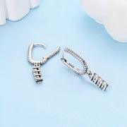 Twilight Triple Gem Hoops