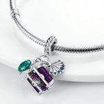 Underwater Treasure Turtle Seashell Triple Dangle Charm
