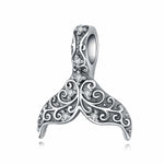 Whale Tail Pendant Charm