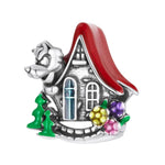 Wolf and Grandma’s Cottage Fairy Tale Charm