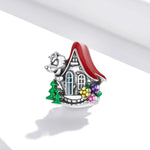 Wolf and Grandma’s Cottage Fairy Tale Charm
